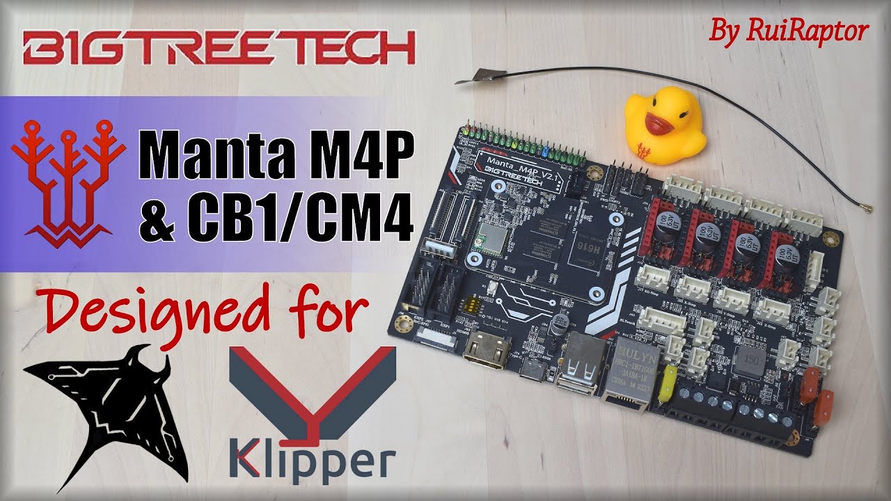 BIGTREETECH Manta M4P Board + CB1 Module &ndash; Another Solution for KLIPPER Firmware