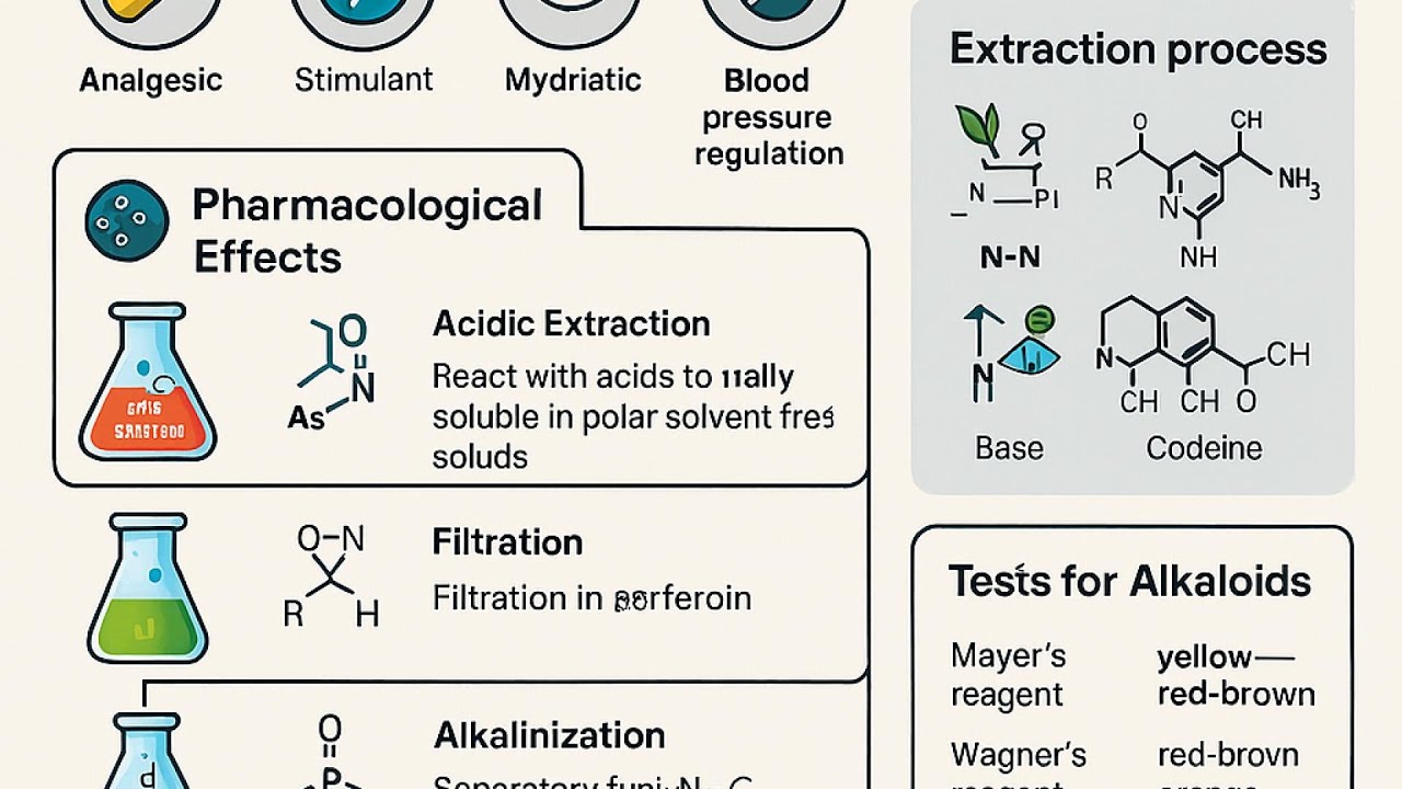 A Comprehensive Overview of Alkaloids القلويدات