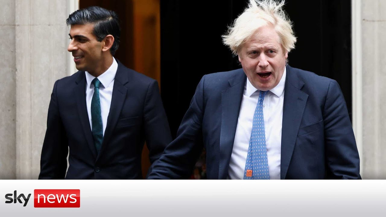 Boris Johnson & Rishi Sunak fined over lockdown-breaking parties