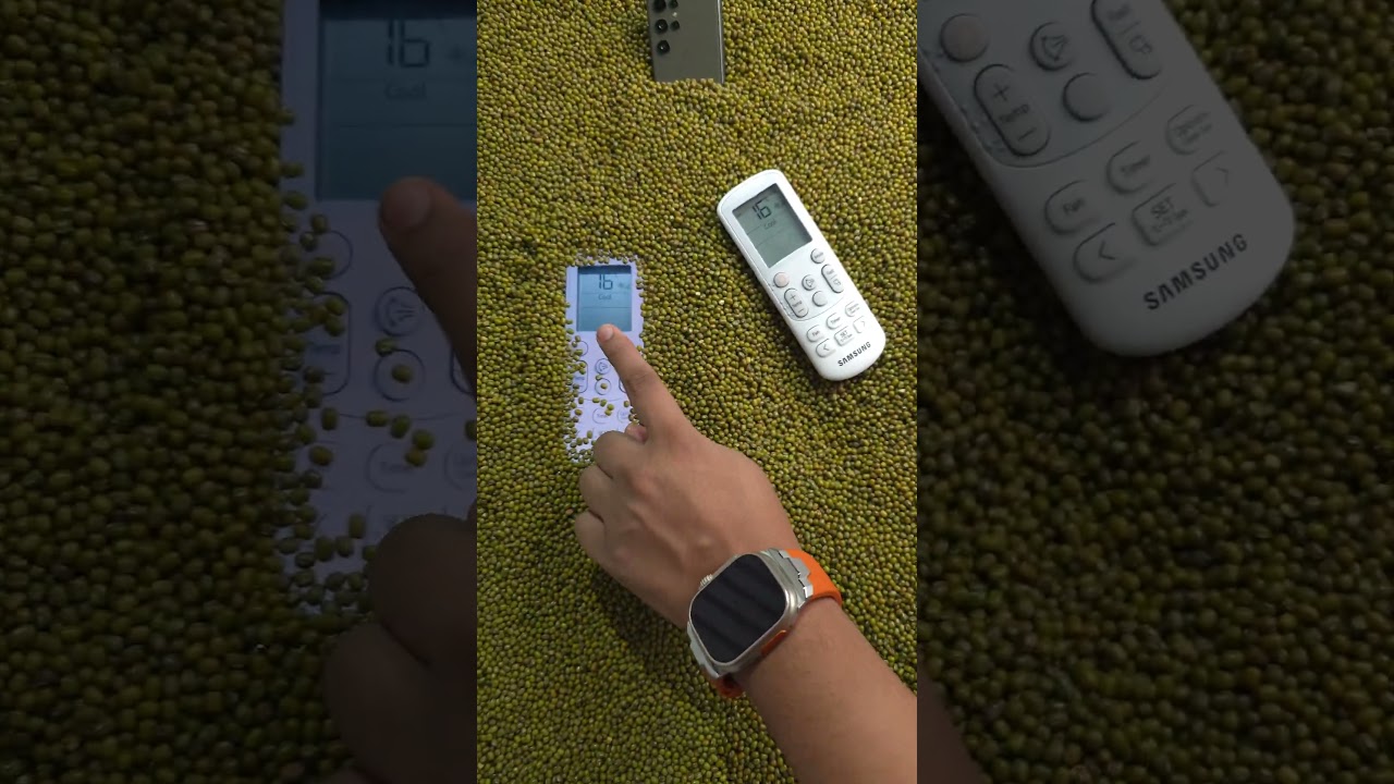 Samsung galaxy S23ultra original Display quality testing on Samsung AC Remote Digital technology 😱🤯