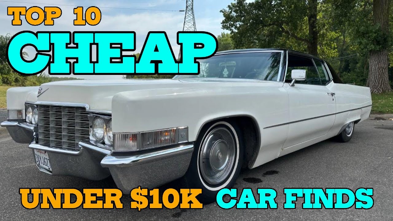 Budget-Friendly classic car finds on Craigslist! 10 incredible vintage gems each priced under $10K