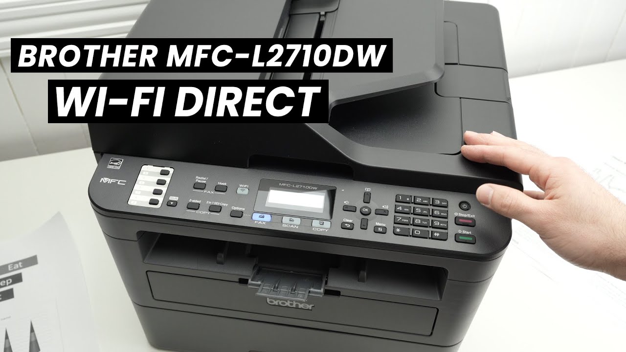 Как использовать Wi-Fi Direct на Brother MFC-L2710DW:
