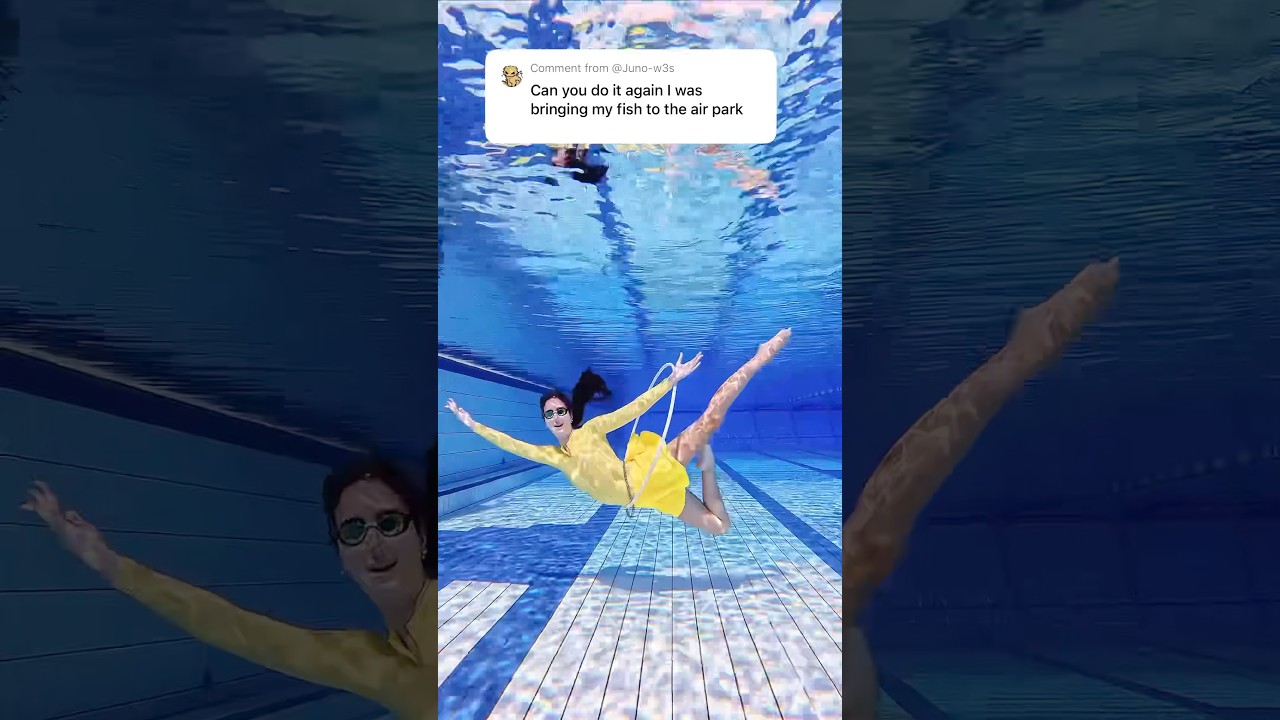 Hula Hoop Challenge Underwater 🌊 DC: me