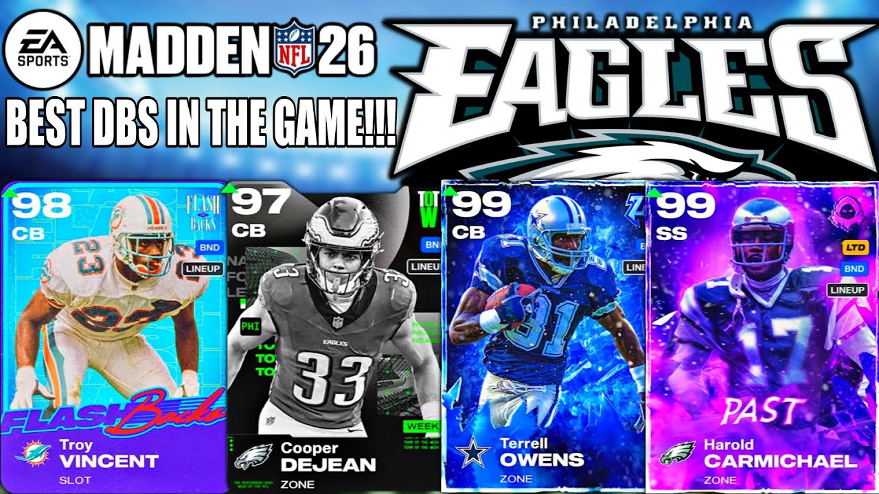 THE EAGLES THEME TEAM HAS THE BEST SECONDARY IN THE GAME!!! MADDEN 26