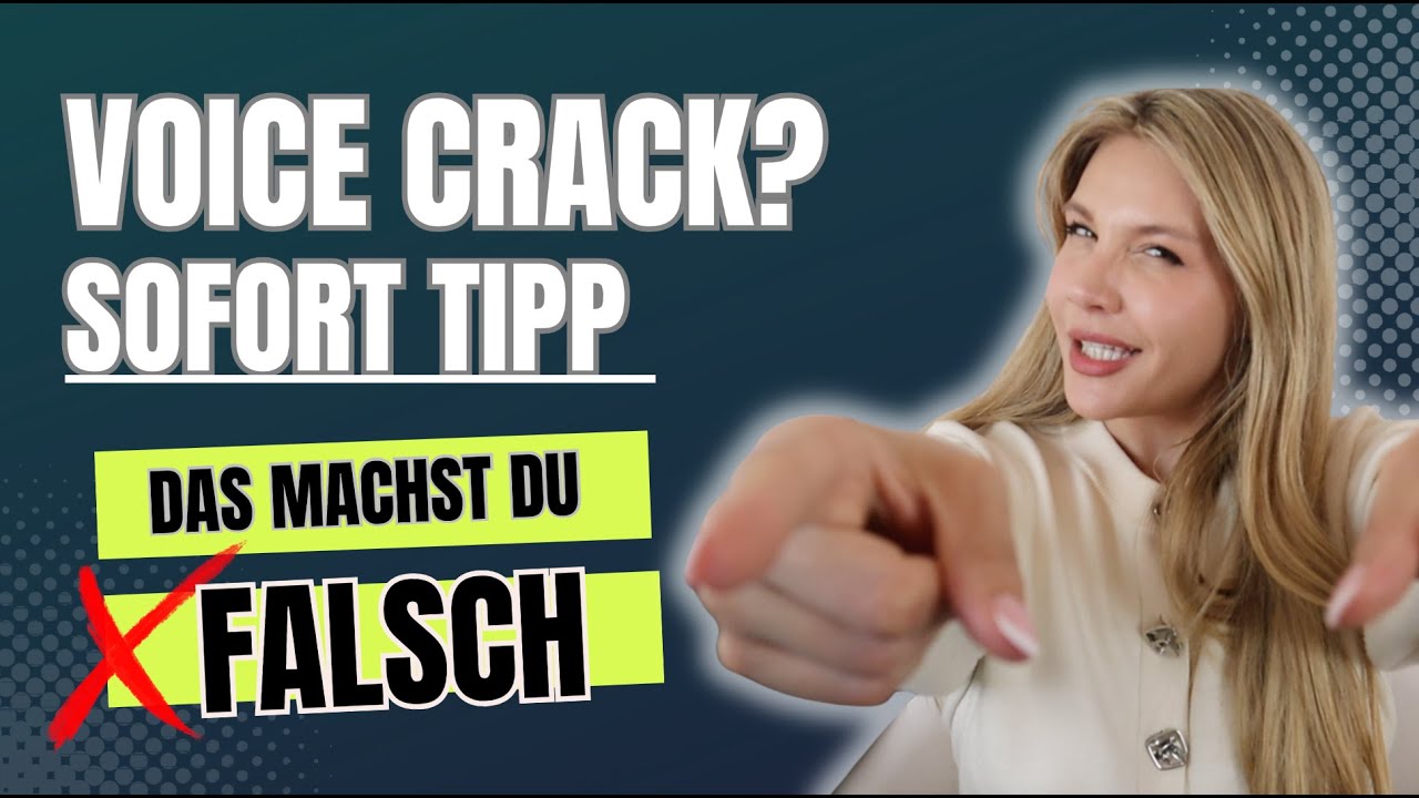 Deine Stimme bricht beim Singen? 3 Übungen für dich!