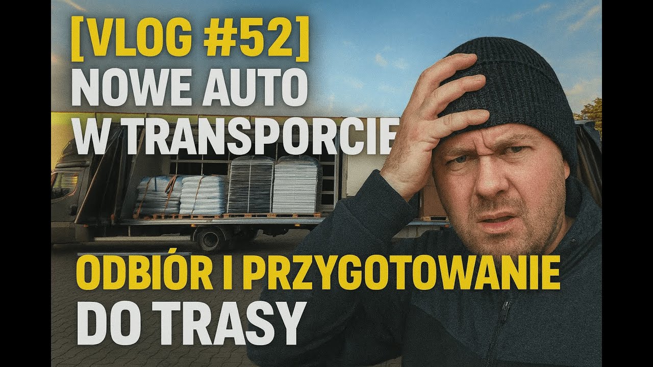 [VLOG #52] NOWE AUTO W TRANSPORCIE. Odbiór i przygotowanie do trasy