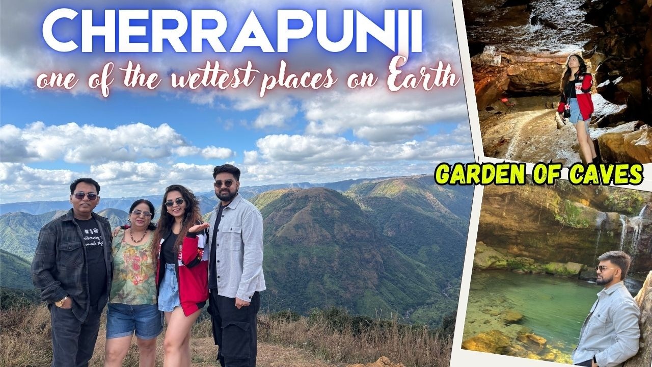 CHERRAPUNJI - India's Monsoon Paradise, MEGHALAYA🌧️ | Cherrapunji Tourist Places | GARDEN OF CAVES
