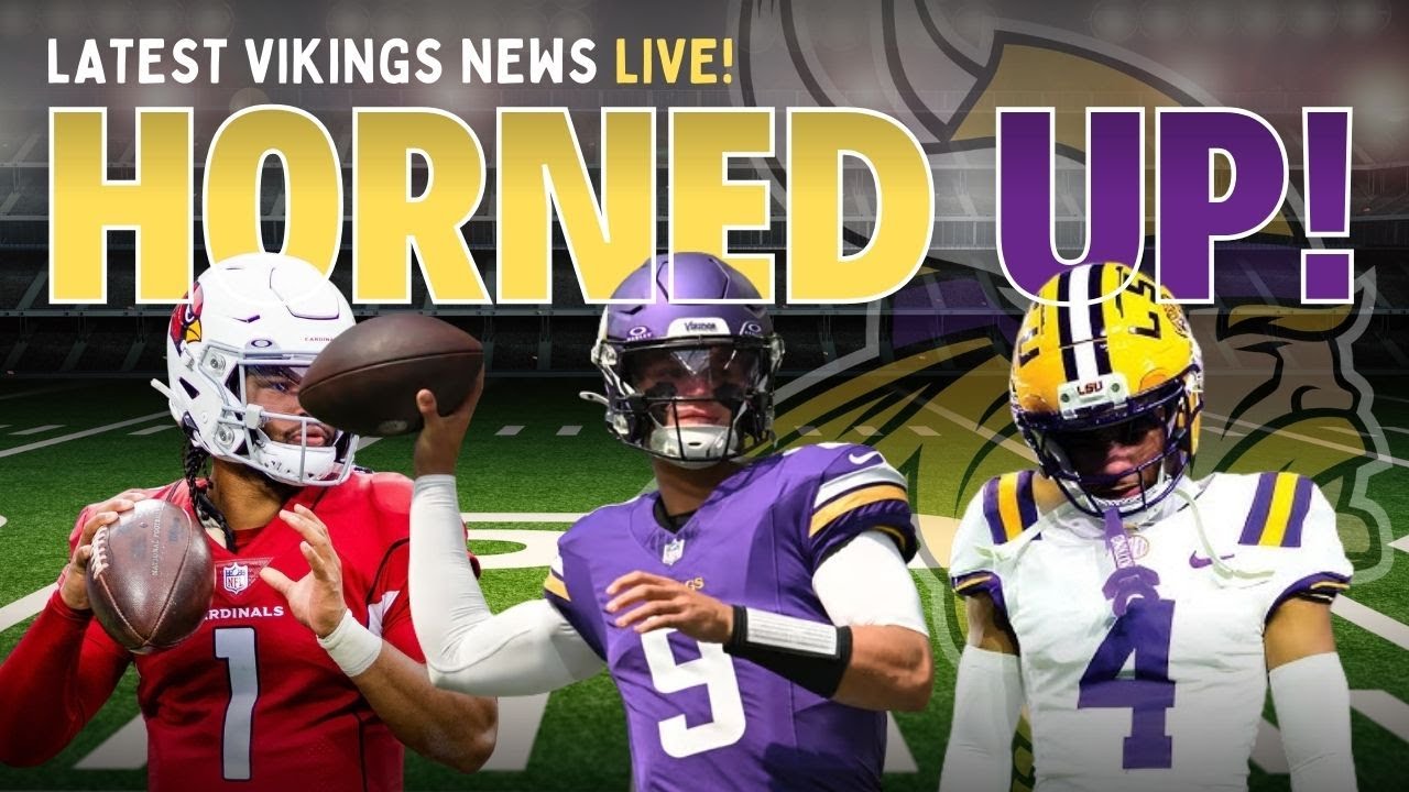 Vikings Horned Up LIVE!🔥 News, Rumors, Mock Draft & Offseason Buzz!