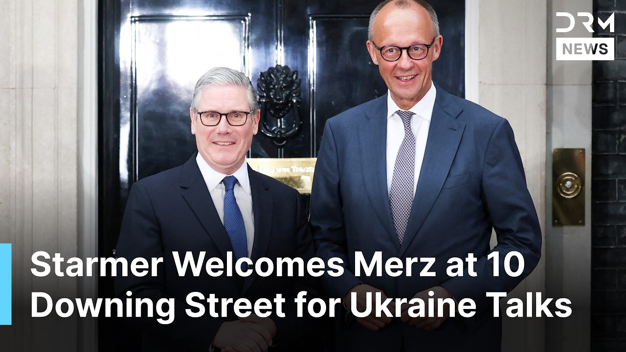 UK PM Starmer Meets Germany's Merz as E3 Leaders Join Zelenskiy in London Ukraine Talks | AC1N