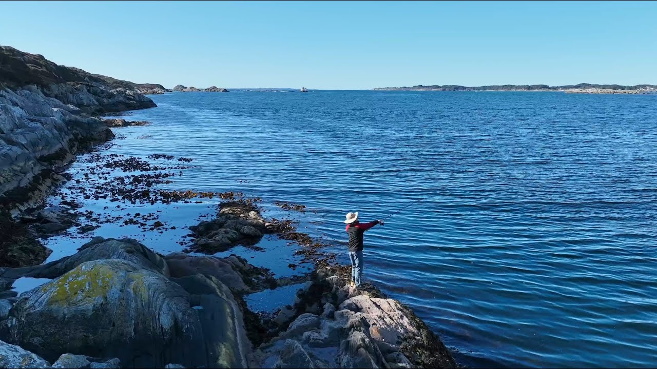 (노르웨이 베르겐) '토스카'라는 섬에서 걷고 낚시하다. feat. 생 다시마 Walking and fishing in Toska Bergen Norway