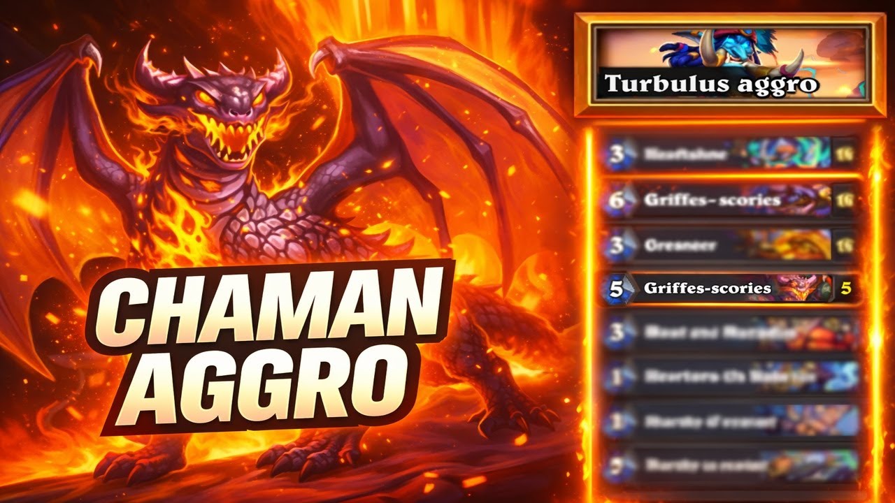 CHAMAN AGGRO : Détruit Tout ! - TOP 3 Légende