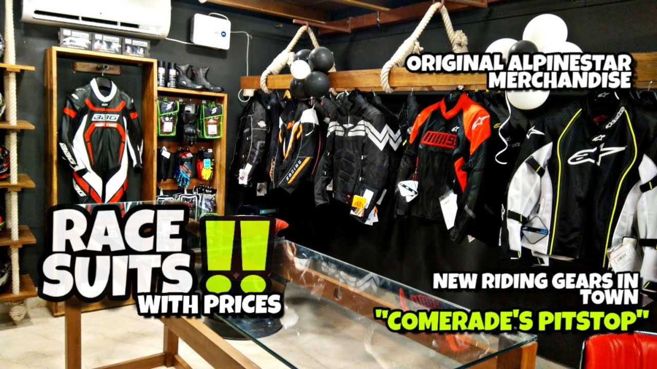 RACE SUITS & All Original Riding gears with ₹Prices 
