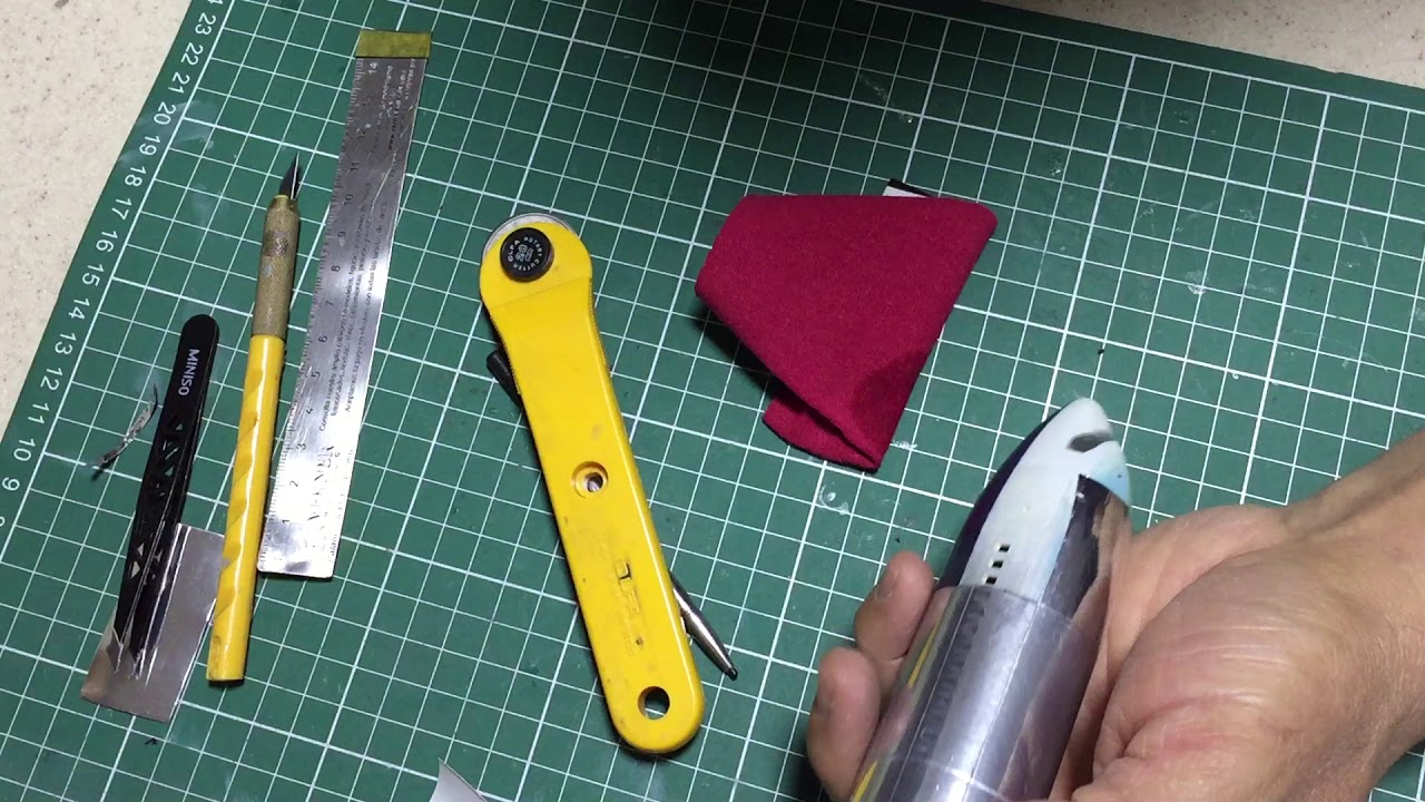 Forrado de modelos con cinta de aluminio