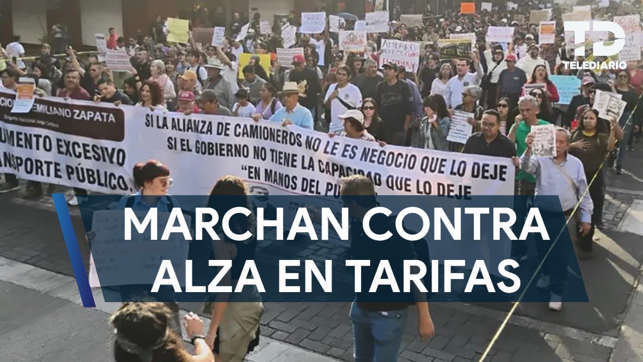 Protestan contra el aumento al transporte en Guadalajara; es la segunda marcha