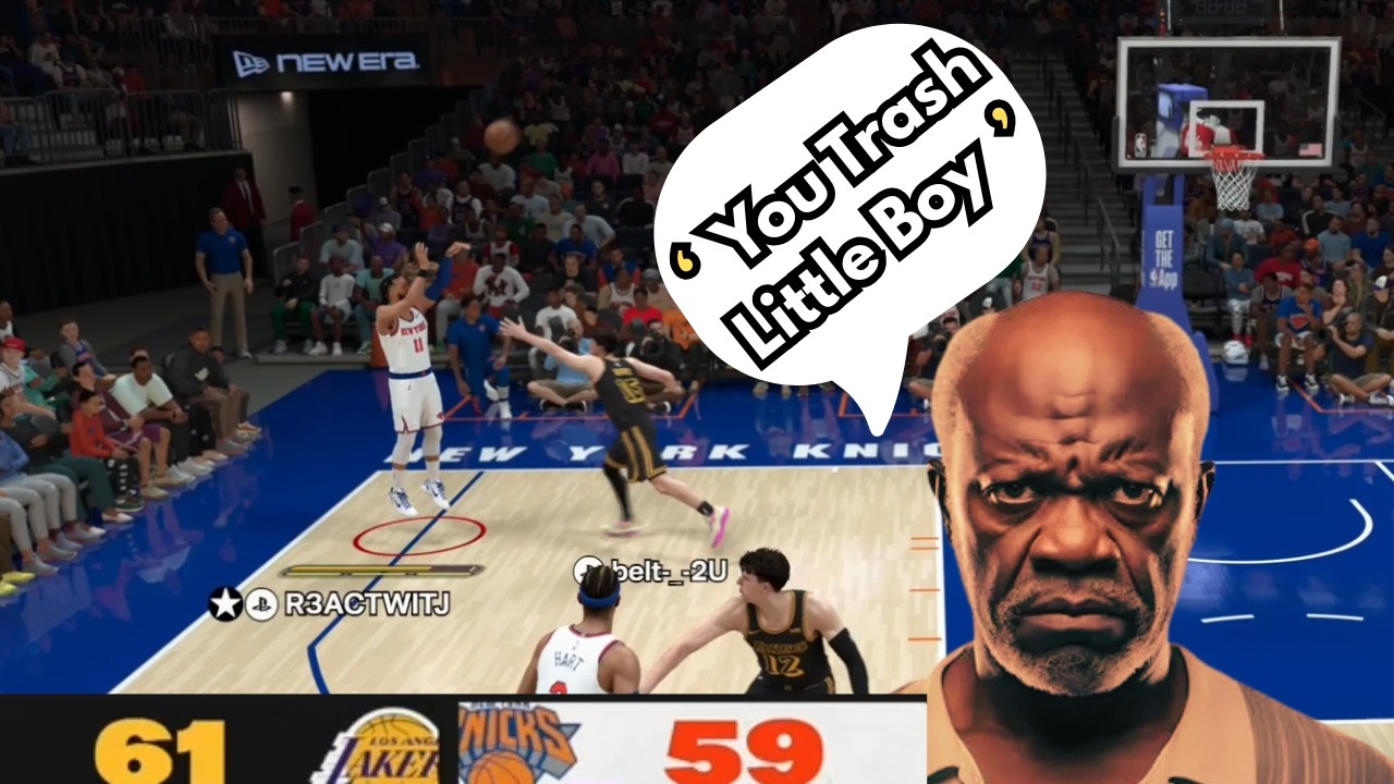 R3ACTWITJ Faces a Tryhard, No Life, Weird Old Head In NBA2k26 Online Play Now! (Close Game)