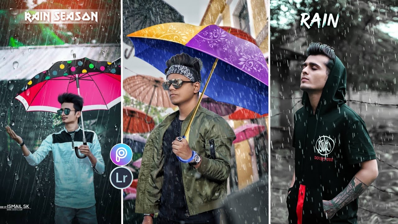 PicsArt monsoon special photo editing | monsoon photo editing tutorial | monsoon rain photo editing