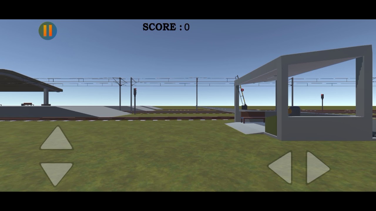 Realistic Indian Train crossing pro gameplay.