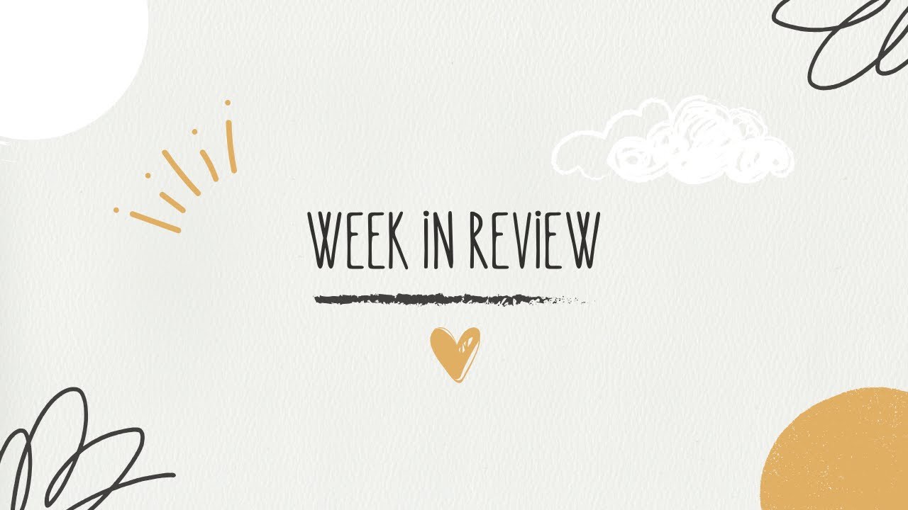 Week in Review:  Books, candy haul, channel updates: content break and why continue with booktube?
