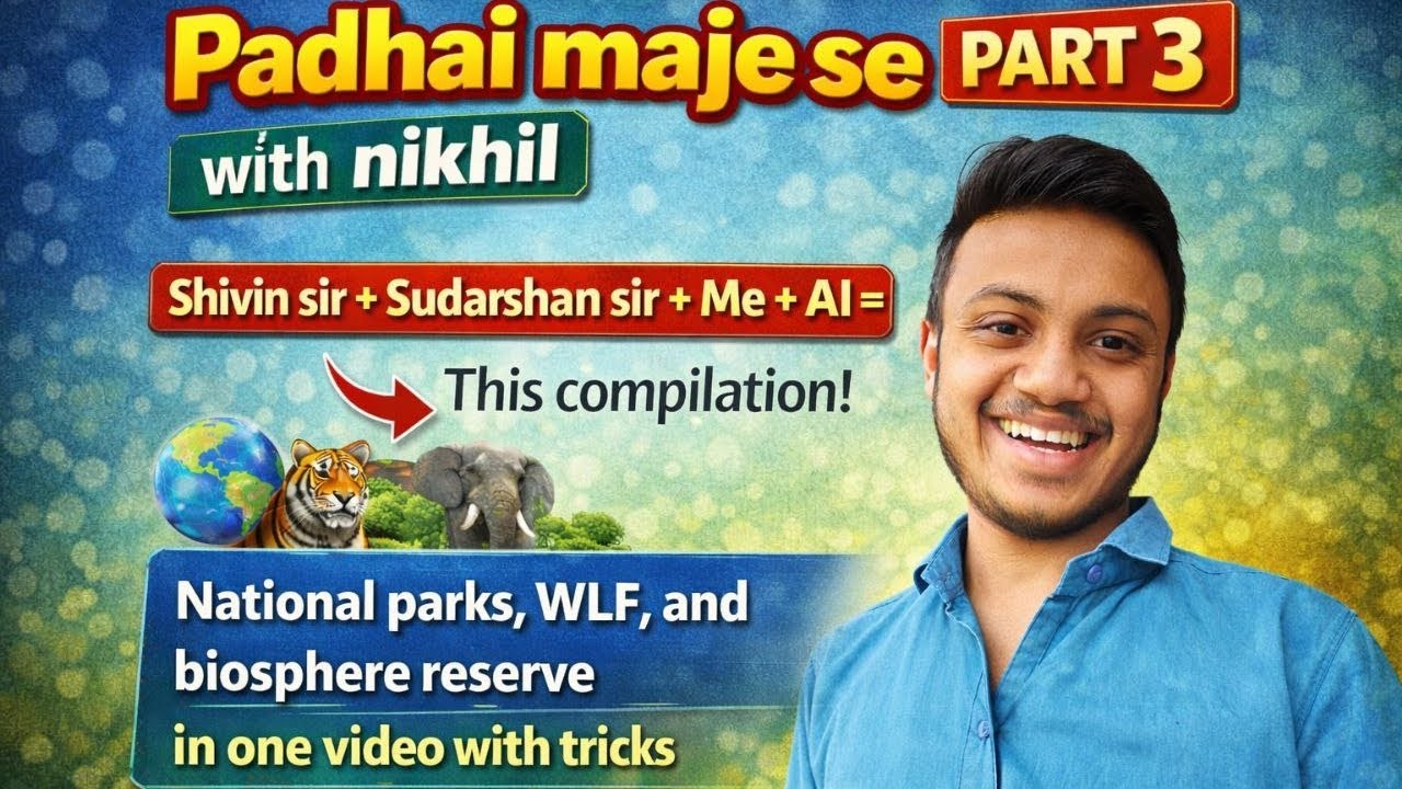 National parks with  easy tricks #upsc #trending #study #environment #uppsc 