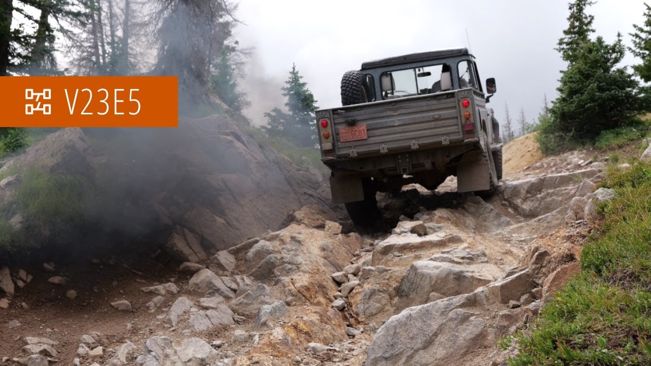 Покорение студенческих вершин на старом Land Rover — V23E5