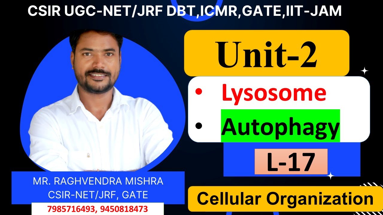 #Lysosome | Autophagy | Cell Organelles |Unit-2 |𝐆𝐞𝐧𝐞𝐬𝐢𝐬 𝐈𝐧𝐬𝐭𝐢𝐭𝐮𝐭𝐞 𝐨𝐟 𝐋𝐢𝐟𝐞 𝐒𝐜𝐢𝐞𝐧𝐜𝐞𝐬