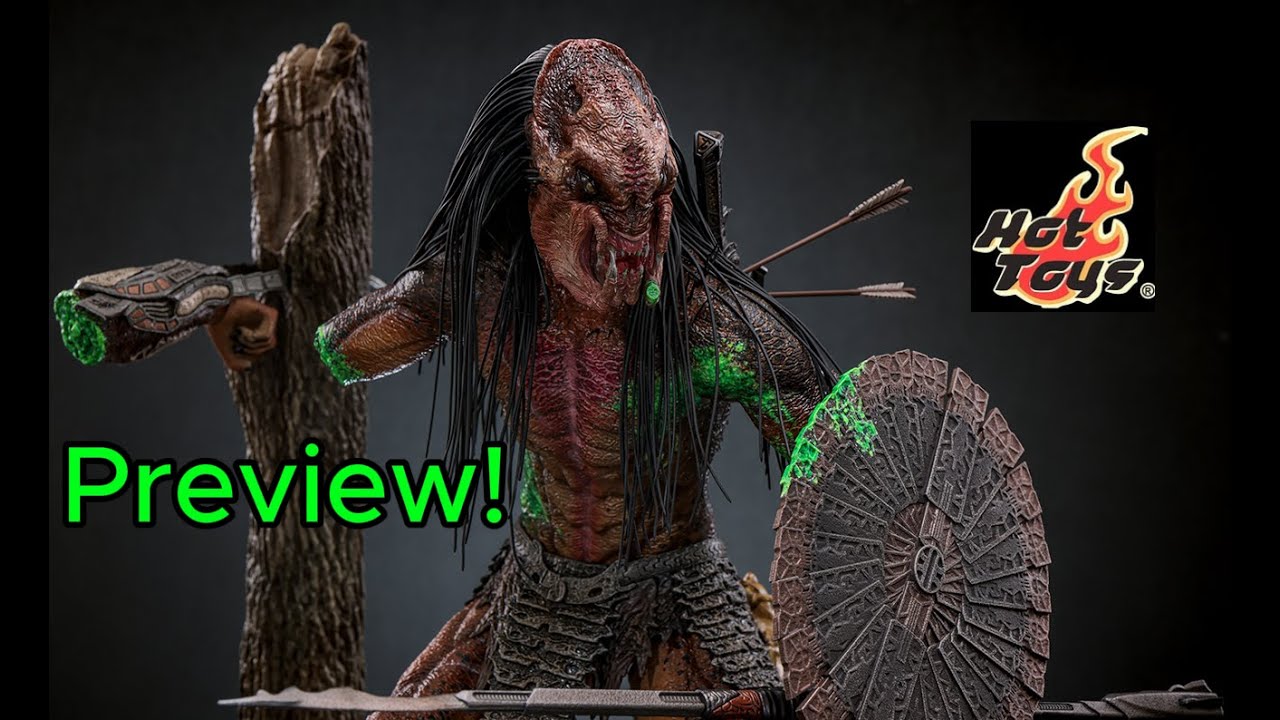 Hot Toys Announced! A battle Damaged Feral  Predator figure from Pray!￼