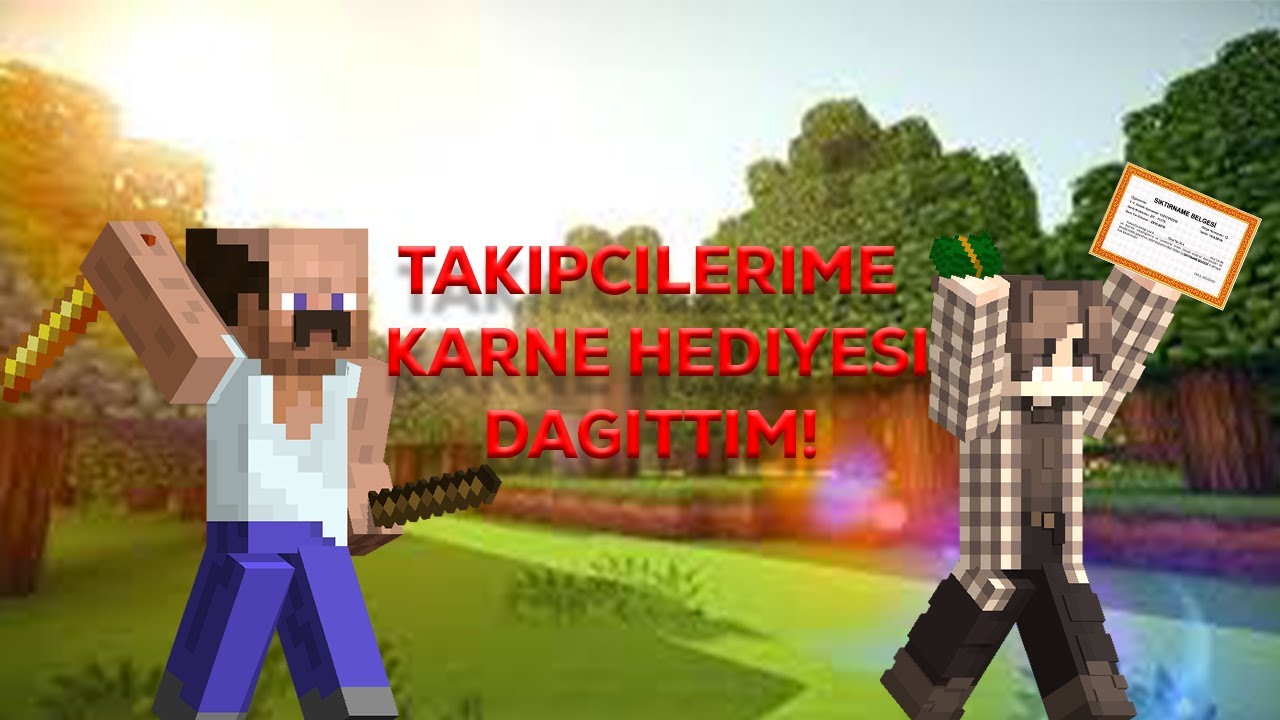 TAKİPÇİLERİME KARNE HEDİYESİ DAĞITIYORUM!