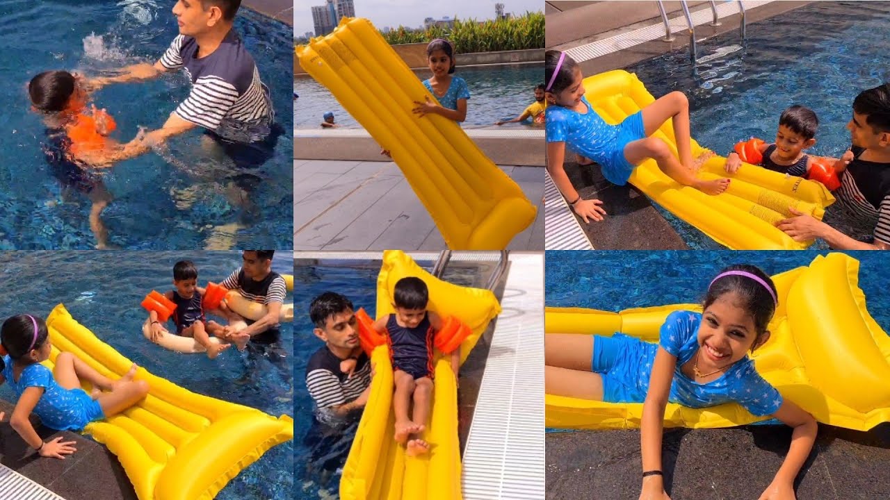 #Advikkuttan #SwimmingPoolളിൽ മുങ്ങിപ്പോയി😱 നല്ല പനിയും വെച്ച് വെള്ളത്തിൽ ചാടിയ #tiyakutty