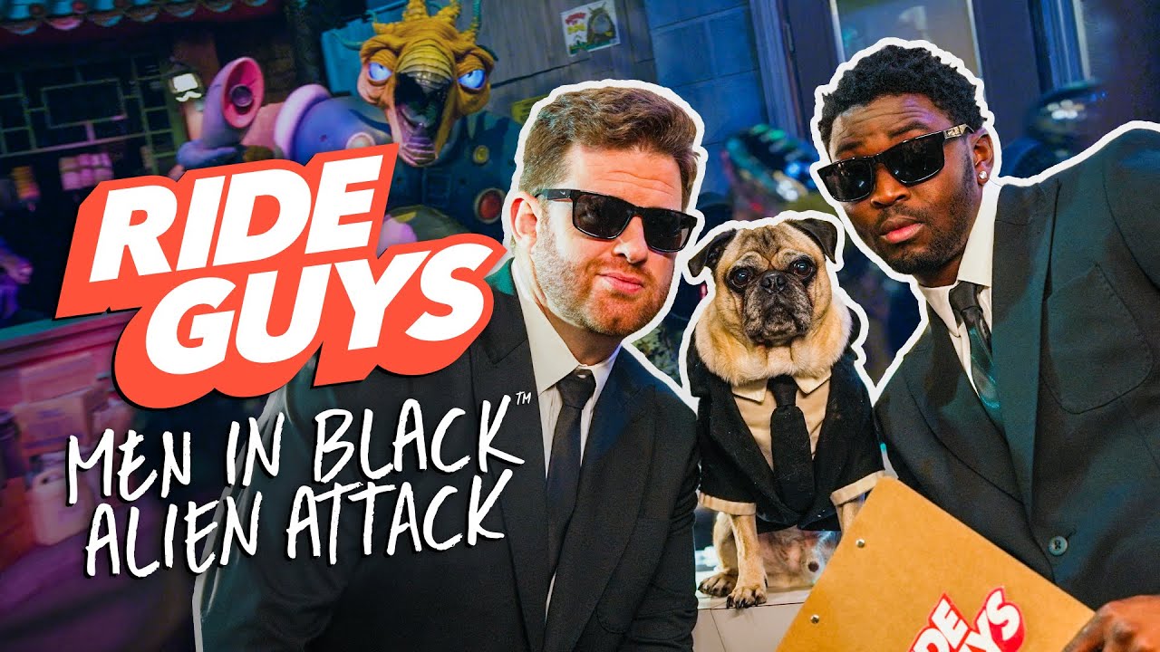 Can You Beat Our High Scores? MEN IN BLACK: Alien Attack! | Ride Guys