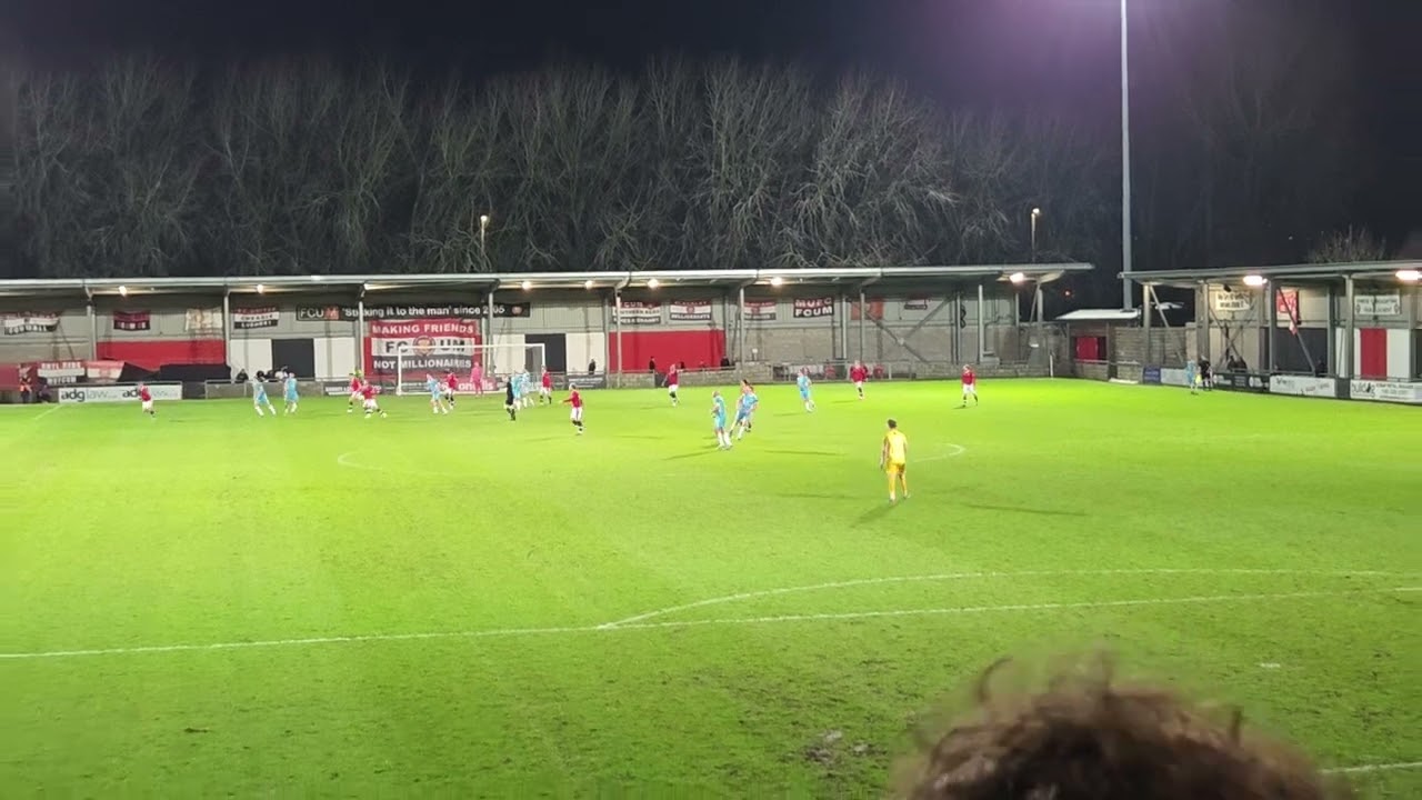 FCUM v Lancaster City last 4 minutes.