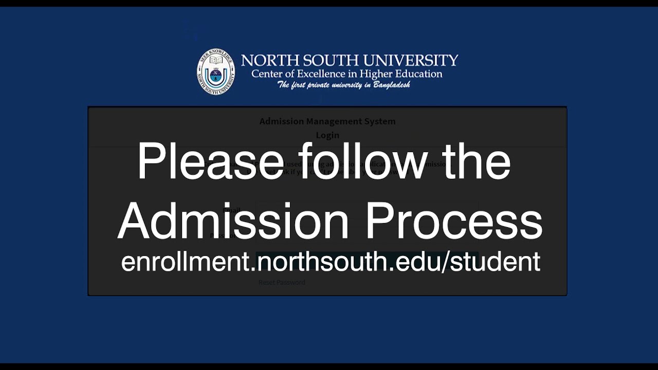 NSU online admission process | NSU enrollment process