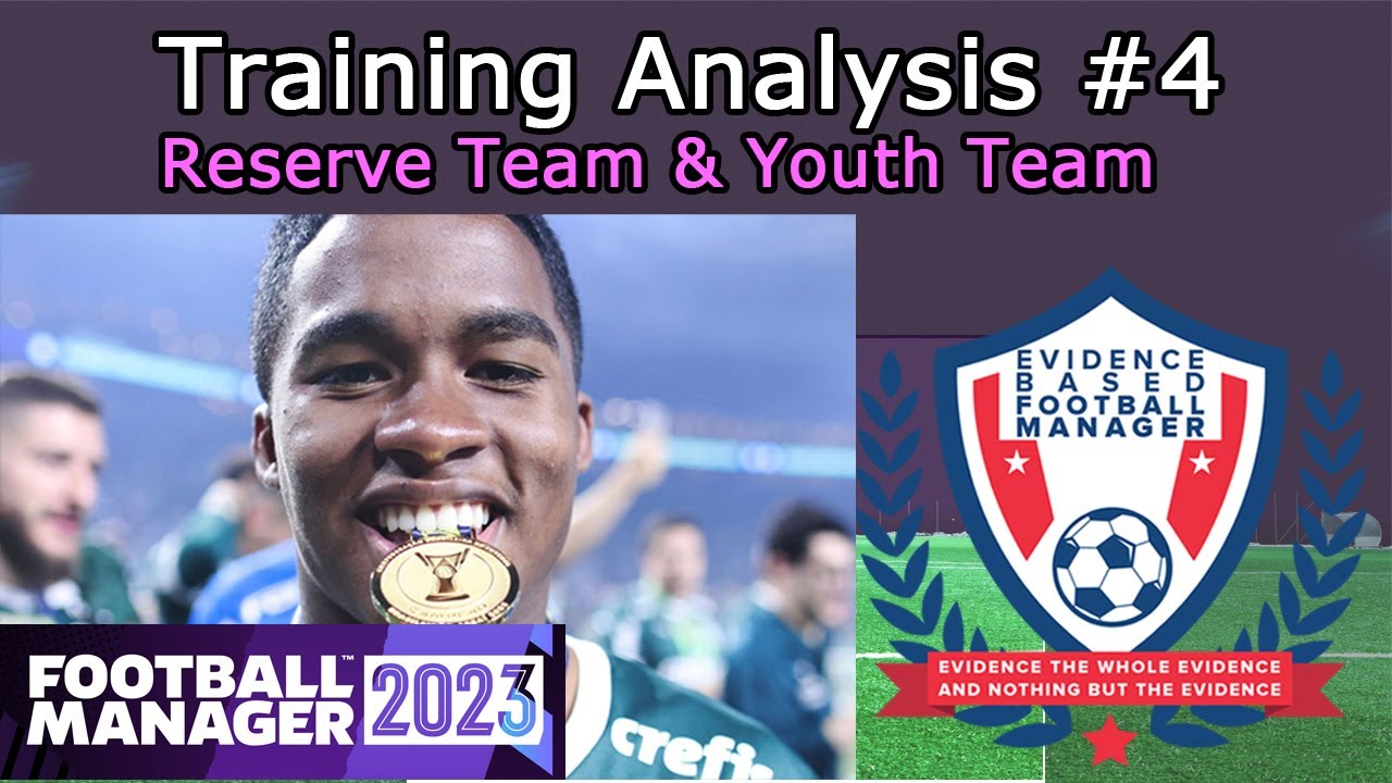 FM23 Training Analysis 4 - Reserve Team & Youth Team