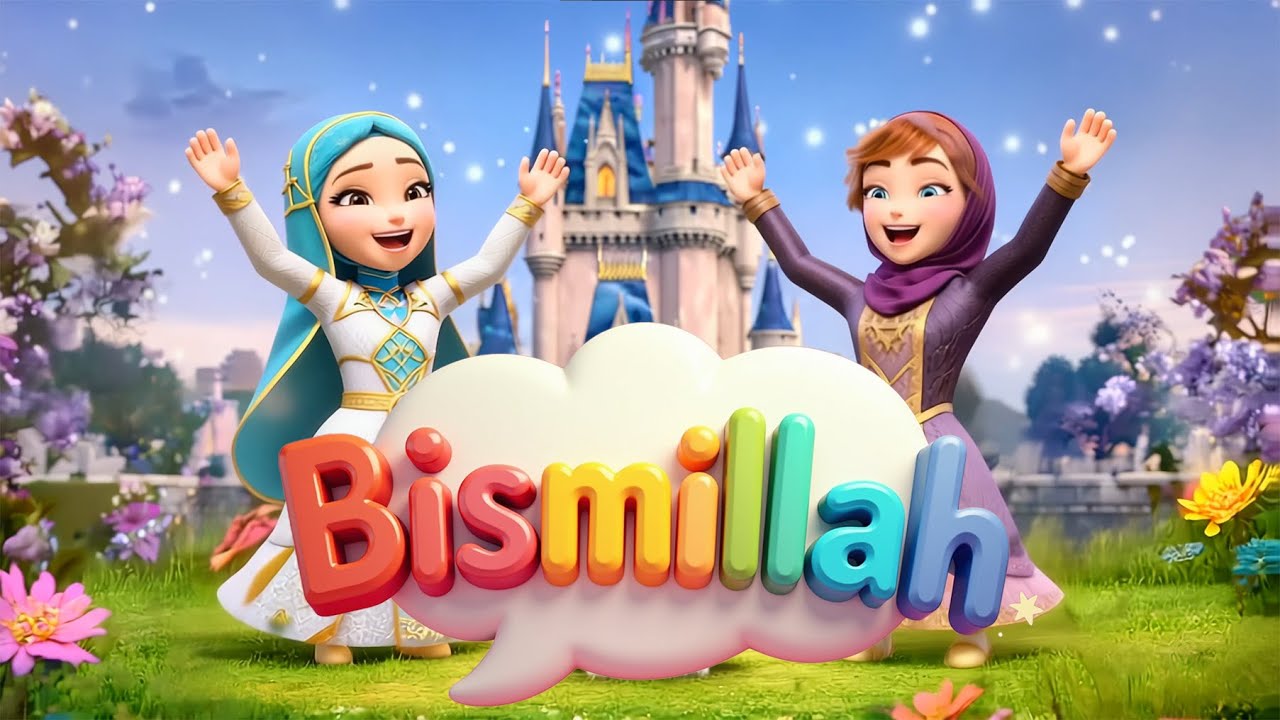 ✨ Bismillah Song for Kids | Islamic Cartoon + Frozen-Style 3D 🌟