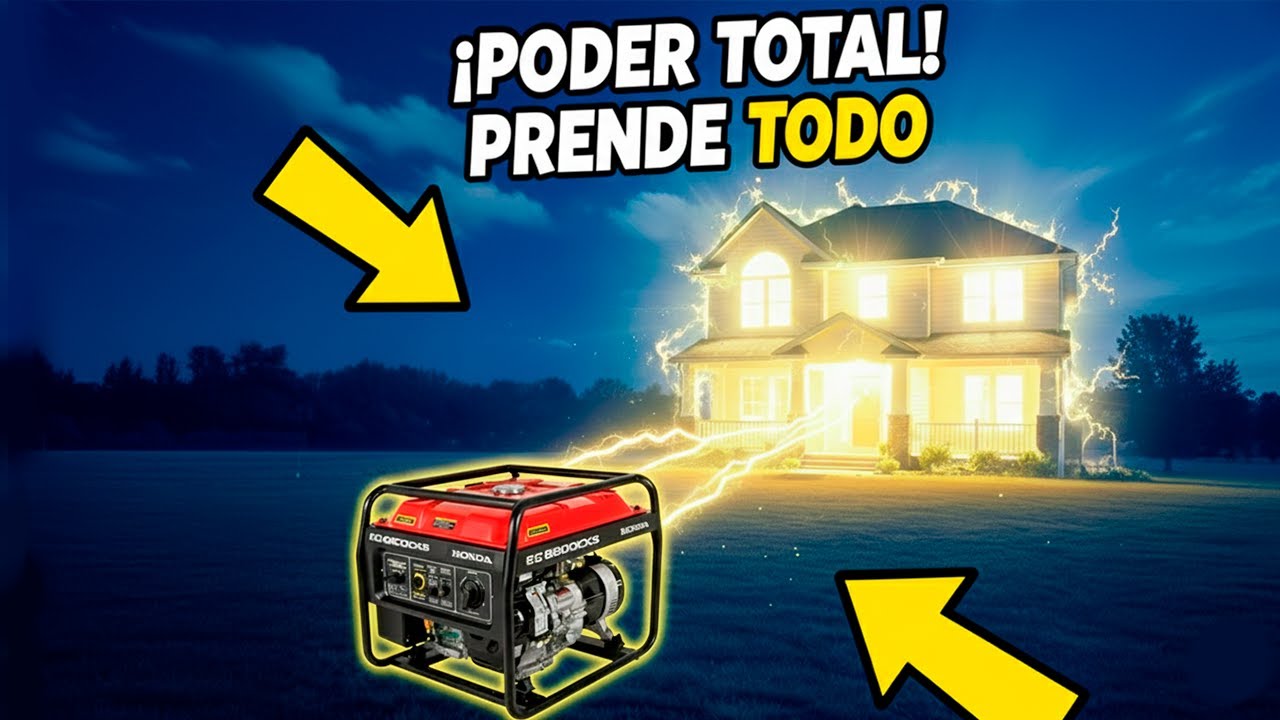 Generador Honda EG6500 ⚡ Cómo Encenderlo y Datos Clave | Generadores en México