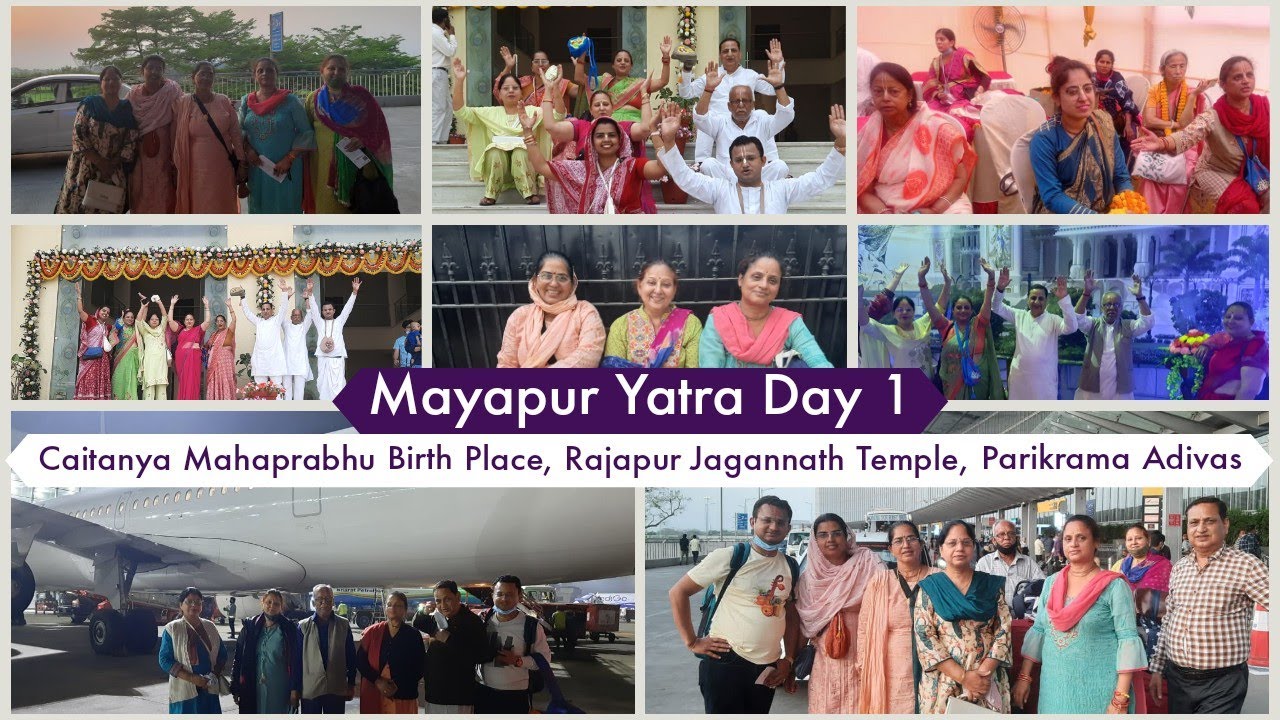 Witness the Magic of Mayapur: Take the Journey with Me on Day 1!