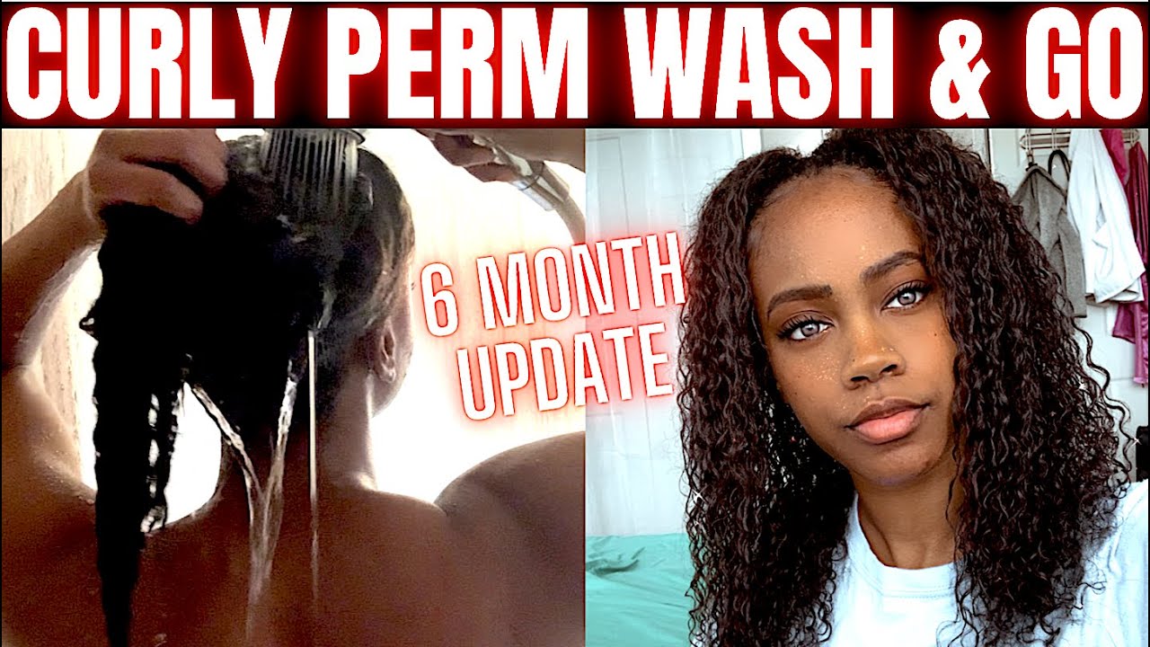 GINACURL Curly Perm WASH & GO 6 Month Update // YOU NEED TO TRY THIS PRODUCT