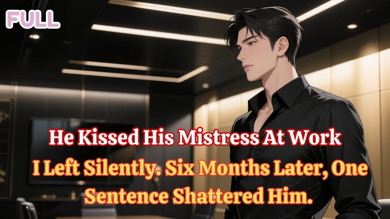 He Kissed His Mistress At Work — I Left Silently  Six Months Later, One Sentence Shattered Him