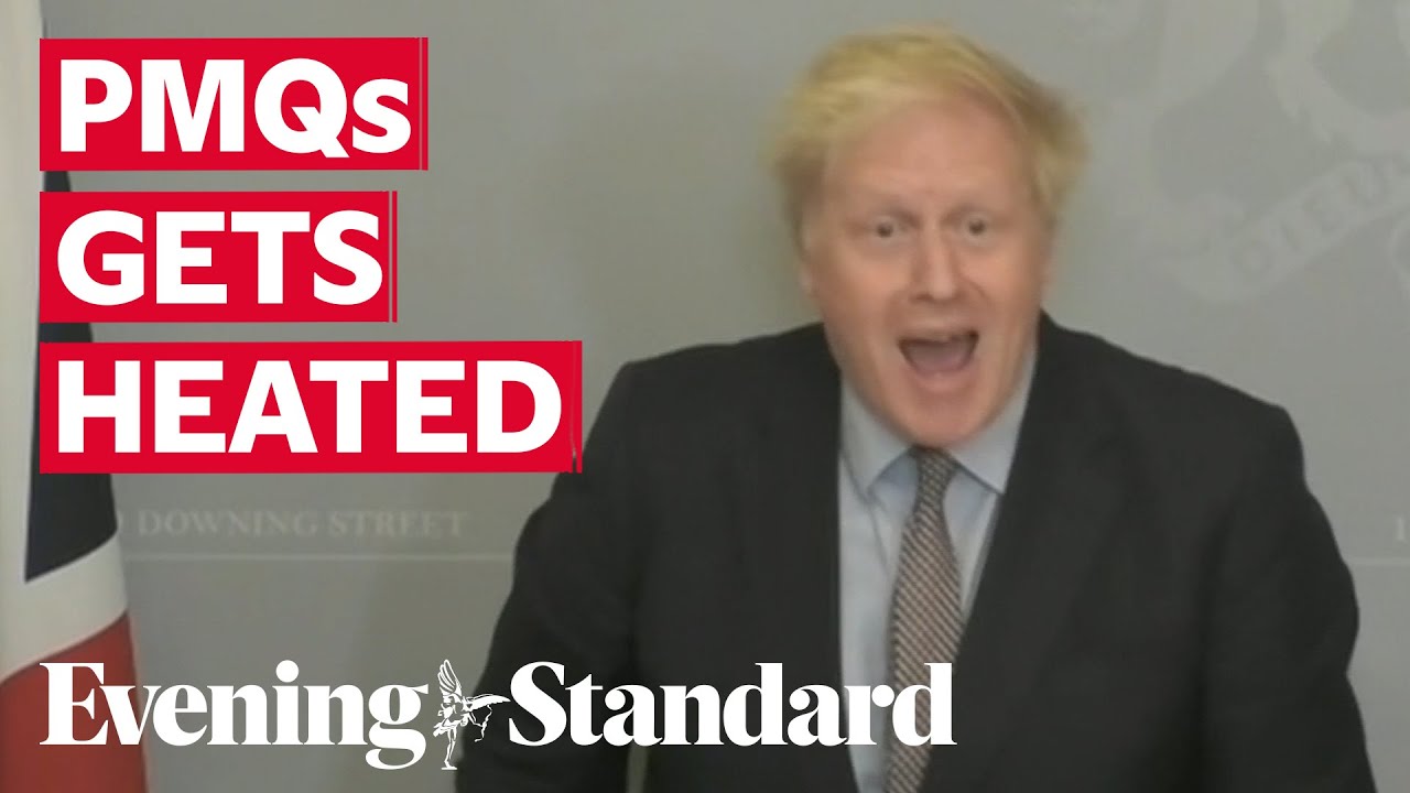 Boris Johnson clashes with Keir Starmer and Speaker over bullying and leaking at heated PMQs