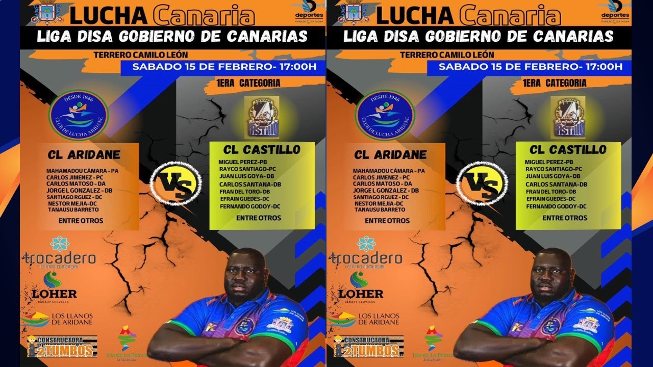 DIRECTO| 15-02-25 |CL. ARIDANE -CL. CASTILLO - LIGA DISA GOBIERNO DE CANARIAS -1ª CATEGORÍA - J. 8