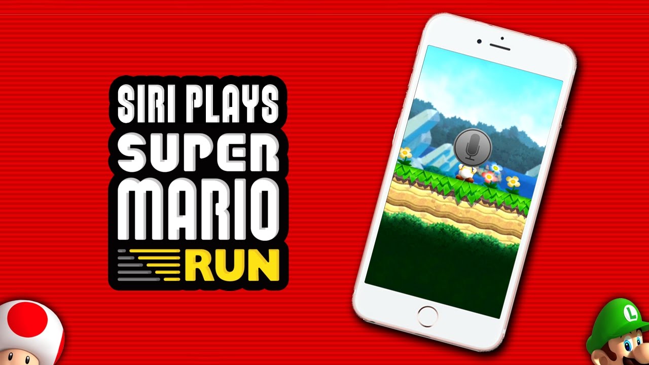 SIRI PLAYS SUPER MARIO RUN