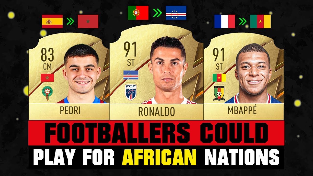 FOOTBALLERS Who Could Have PLAYED FOR AFRICAN NATIONS! 😱🔥 ft. Ronaldo, Mbappe, Pedri... etc