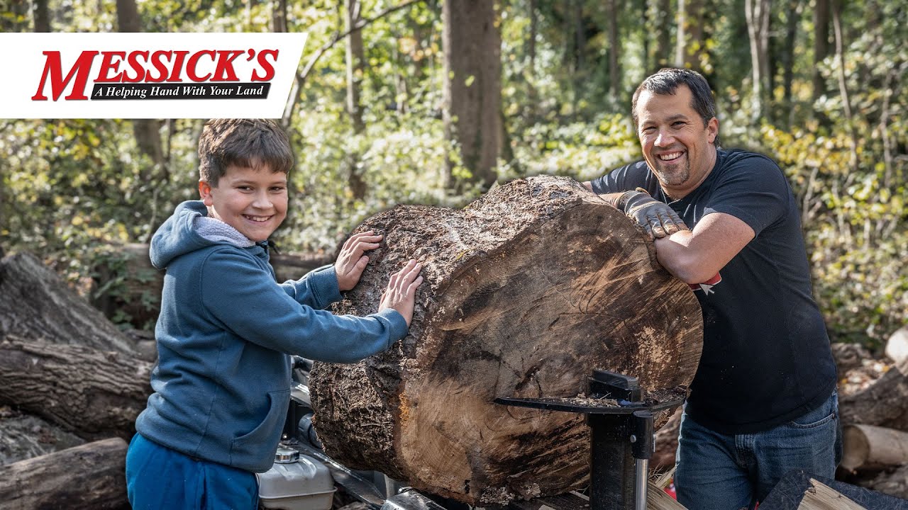 The Wolfe Ridge Log Splitter is a game changer