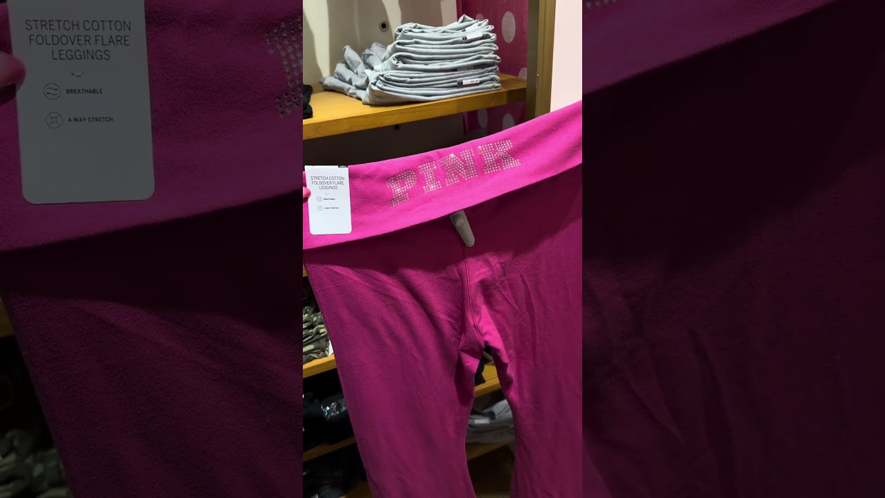 The Iconic VS Pink Fold Over Leggings Are BACK??