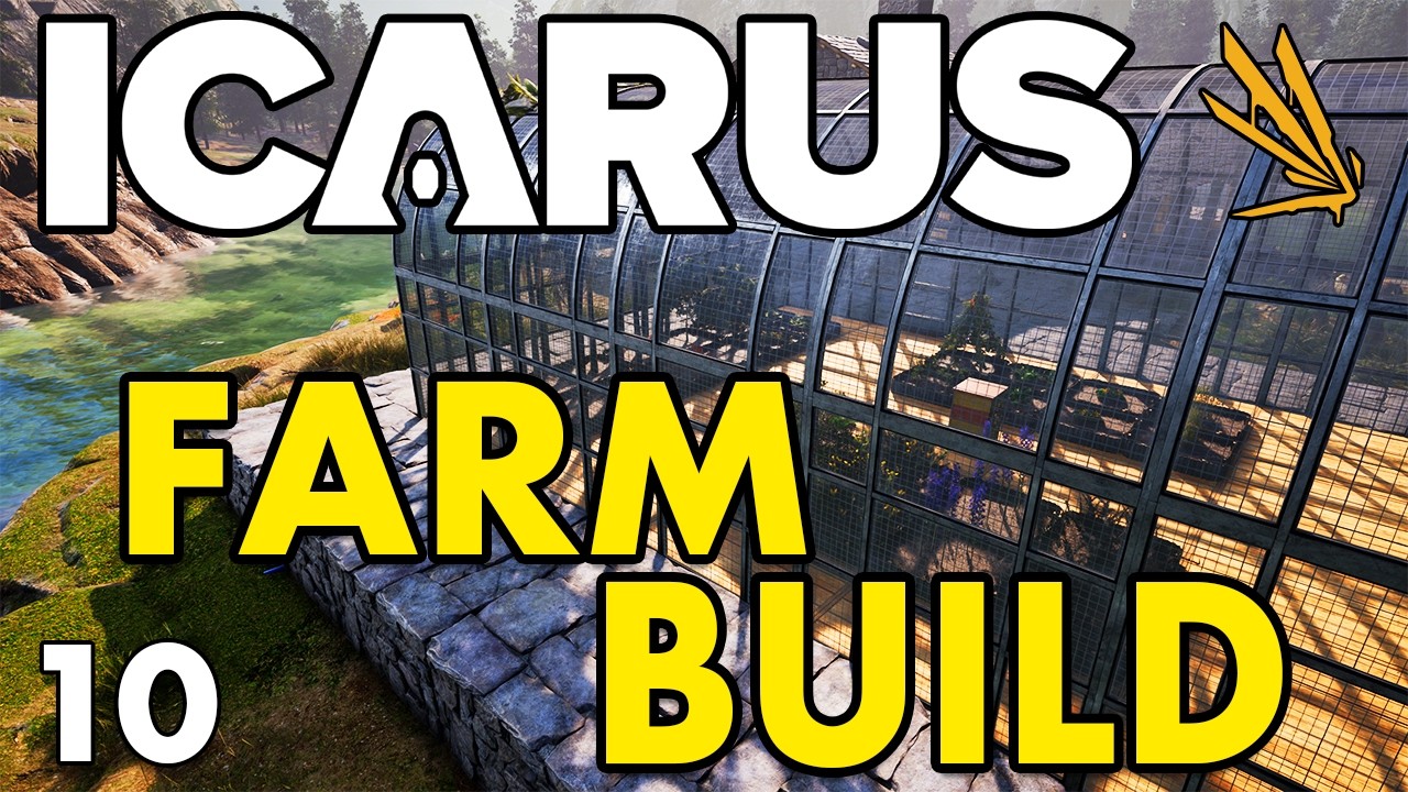 This Icarus Greenhouse Build is a Game Changer! Ep 10