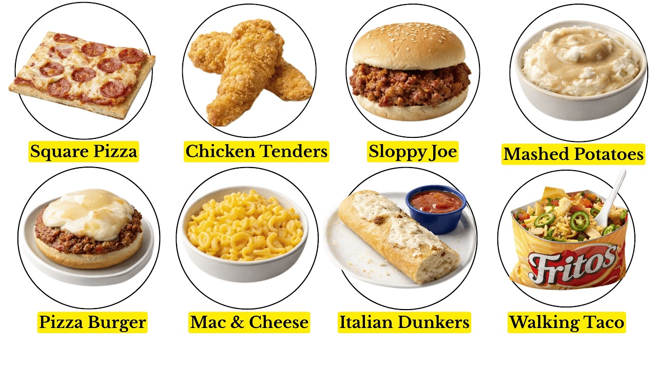 School Lunch Foods - Top 8 Quickly Explained