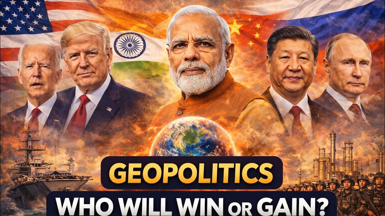 Geopolitics 2026: Who Will Win? USA 🇺🇸 vs China 🇨🇳 vs Russia 🇷🇺 | India’s Big Role Explained#usa#ind