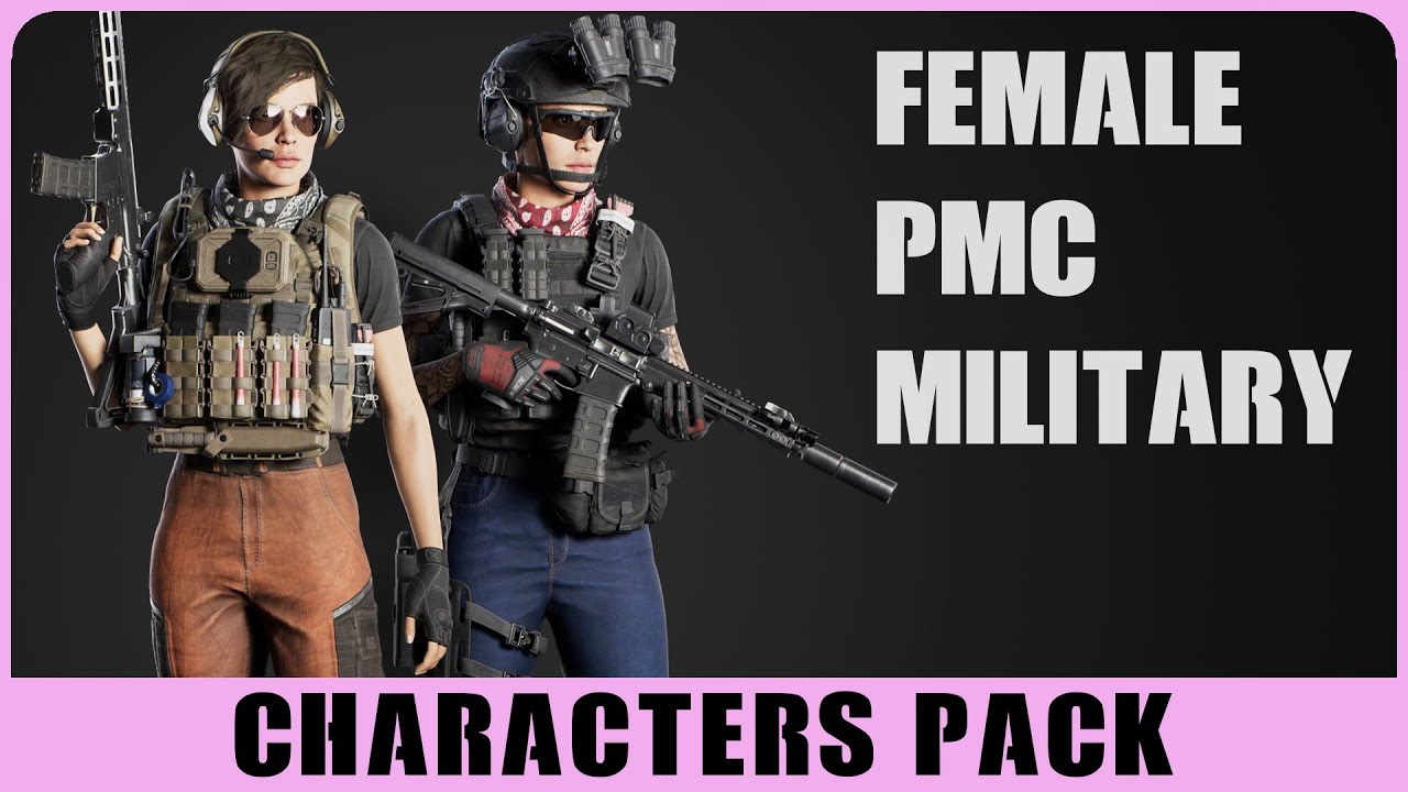 Female PMC Military Characters