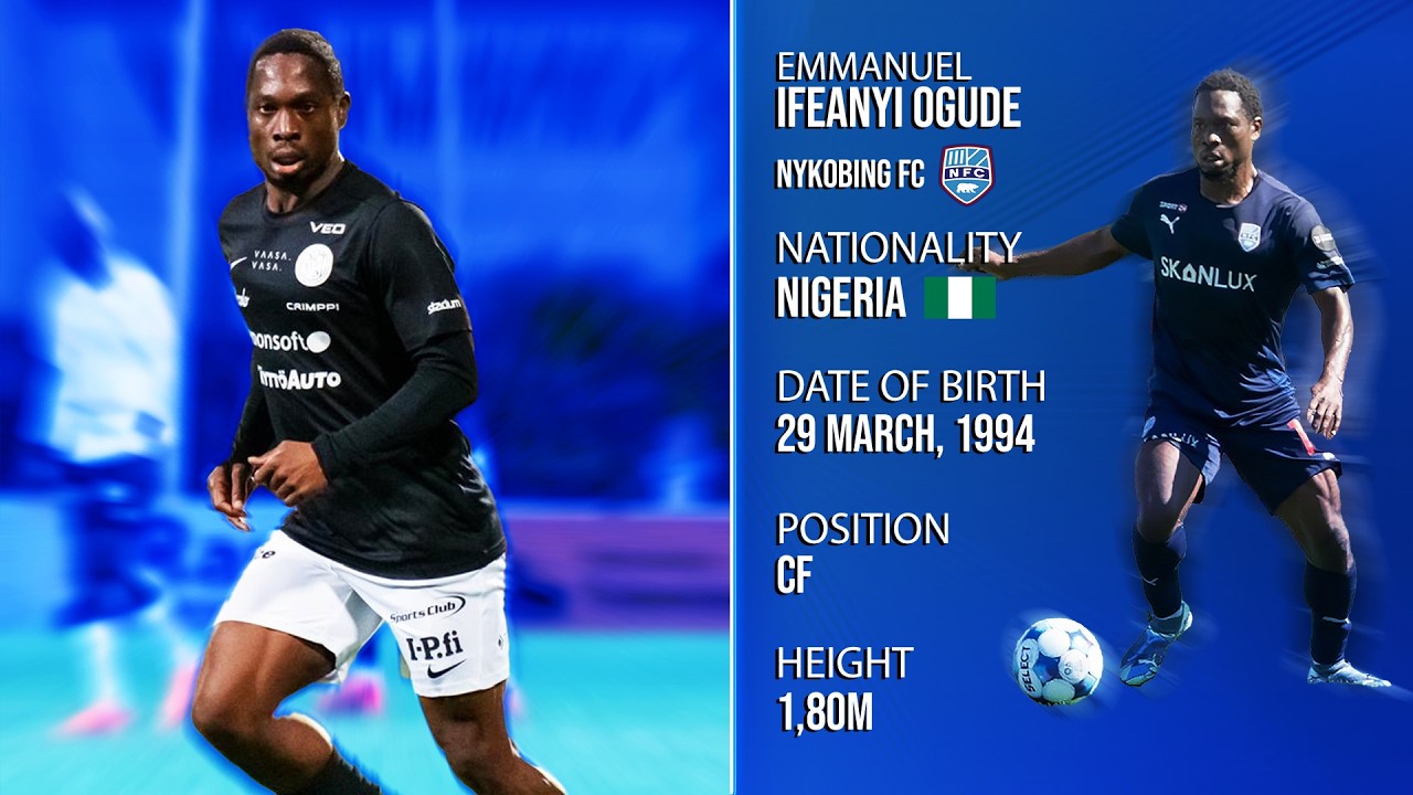 Emmanuel Ifeanyi Ogude ● Nykobing FC ● CF ● Highlights 2025/2026