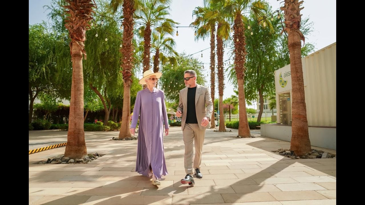 Maye Musk Visits The Sustainable City in Dubai
