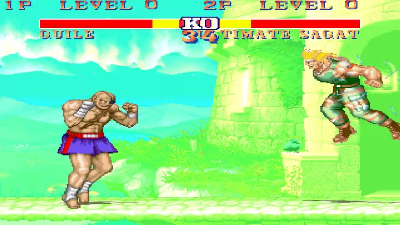 Guile vs Sagat - Street Fighter II